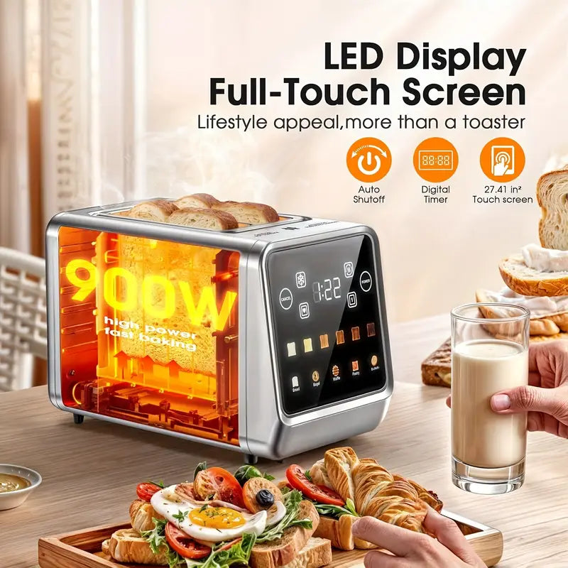 Touch screen toaster