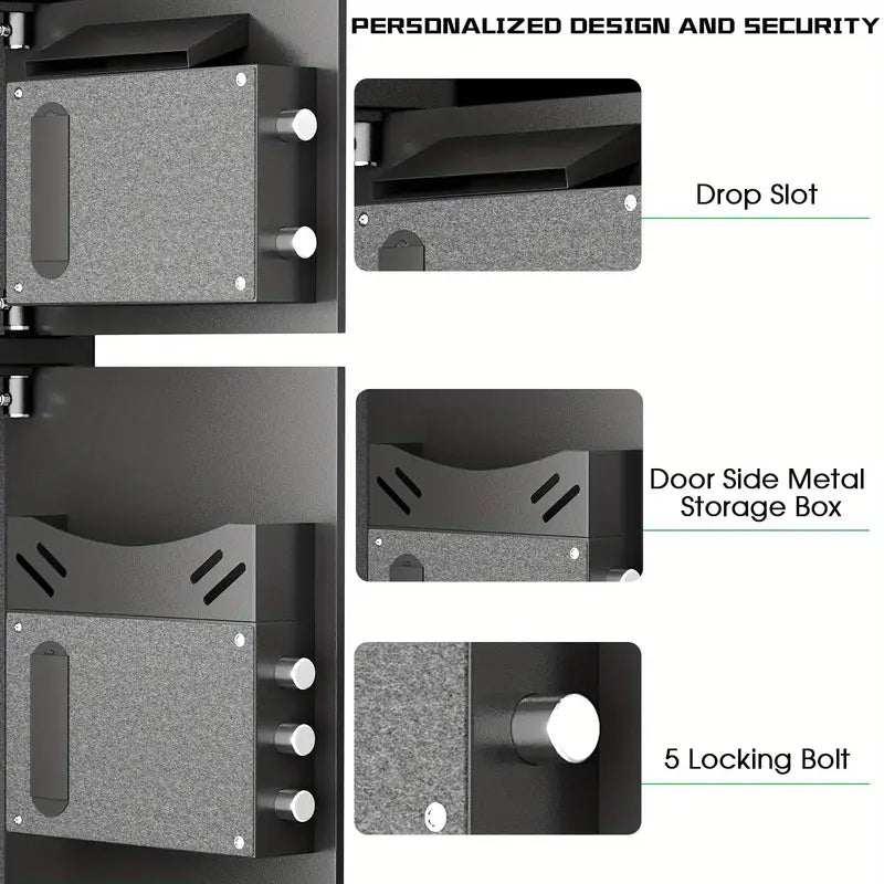 Heavy duty fireproof steel safe